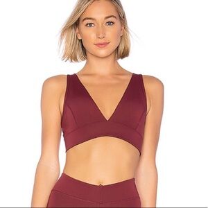 Lovewave Amy Sport Bra And Pant In Bordeaux Size S Set